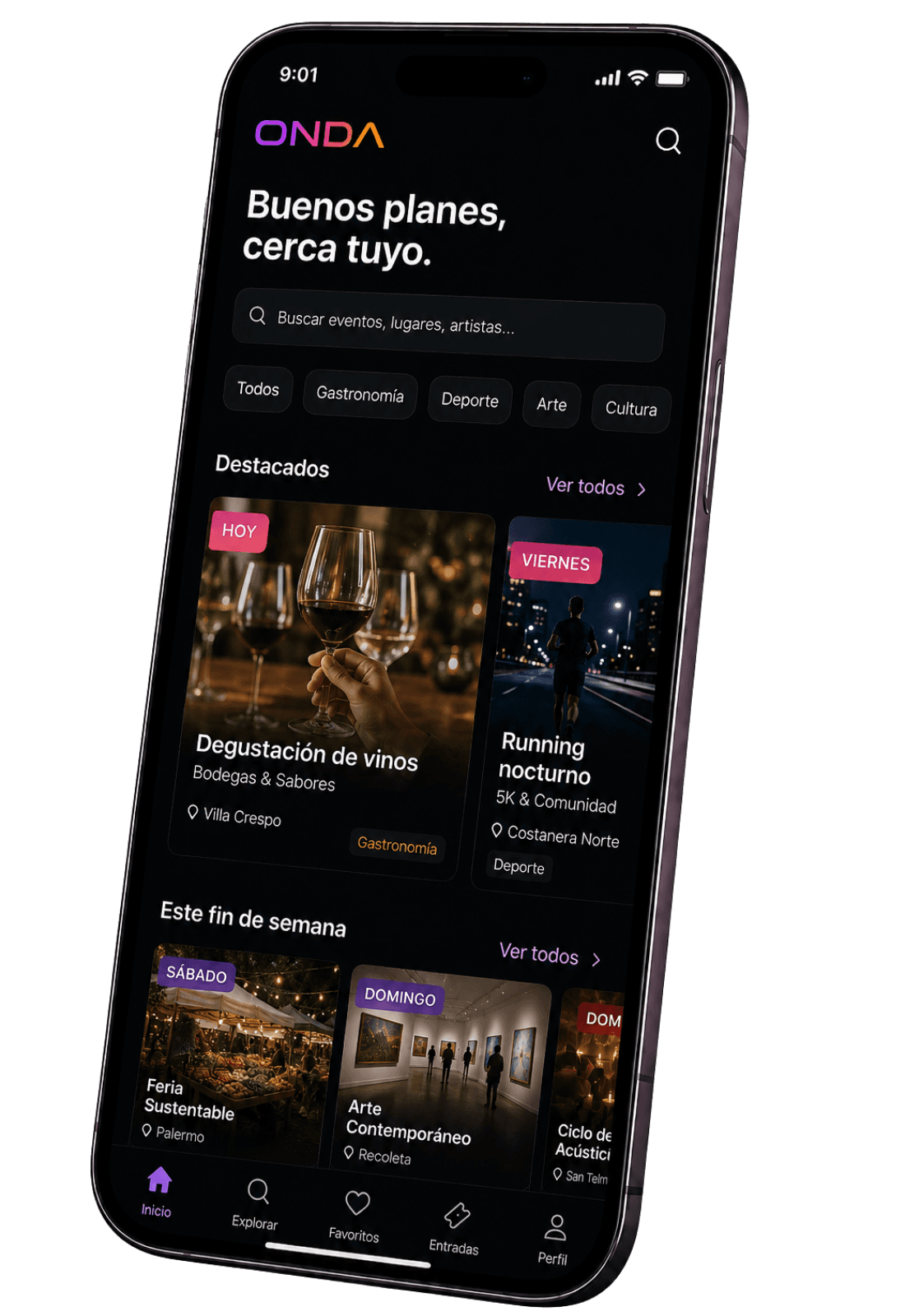 ONDA app — descubrí lo mejor de tu ciudad